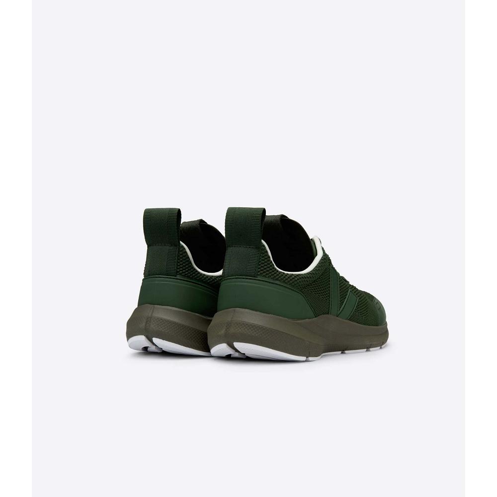 Veja PERFORMANCE V-KNIT VEJA X RICK OWENS Men's Running Shoes Green | CA 160OKI